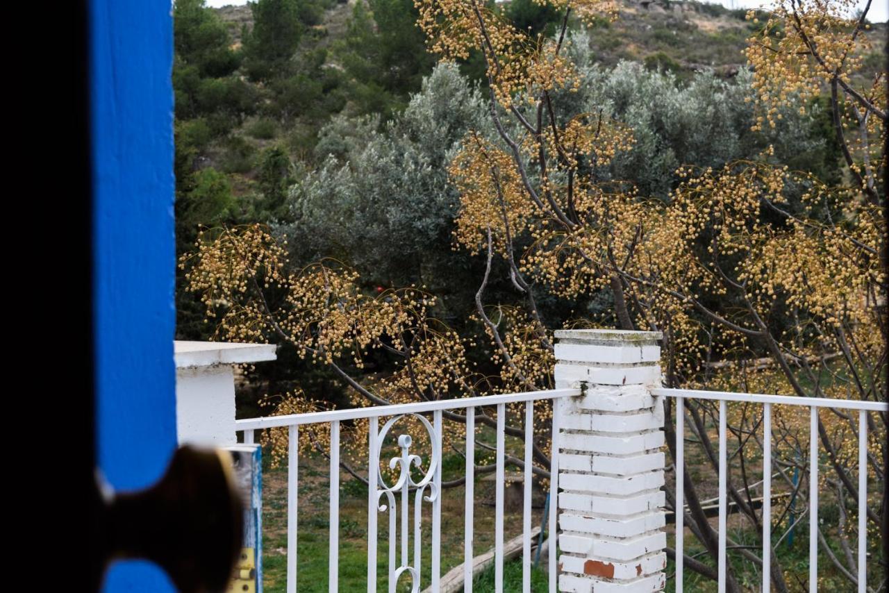 La Casa De Las Burbujas Azules Caspe Exteriér fotografie